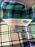 Old Navy 100% Cotton Plaid Blue Long Sleeve Button-Down Shirt Size M - photo 7