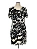 Adore 100% Polyester Graphic Black Casual Dress Size L - photo 1
