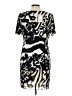 Adore 100% Polyester Graphic Black Casual Dress Size L - photo 2
