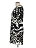 Adore 100% Polyester Graphic Black Casual Dress Size L - photo 5