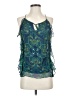 Ella Moss 100% Silk Teal Sleeveless Silk Top Size XS - photo 1