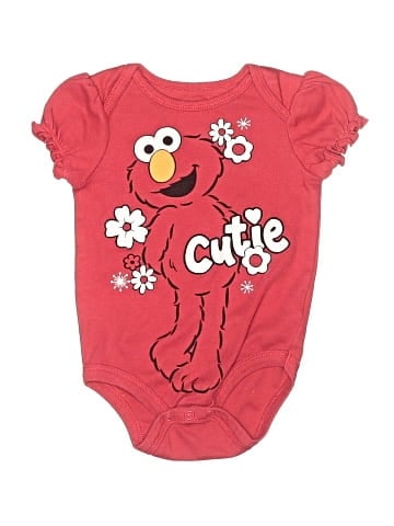 Sesame Street Short Sleeve Onesie (view 1)