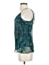 Ella Moss 100% Silk Teal Sleeveless Silk Top Size XS - photo 5