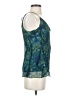 Ella Moss 100% Silk Teal Sleeveless Silk Top Size XS - photo 4