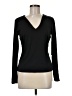 Halogen Black Long Sleeve Top Size M - photo 1