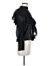 Zara 100% Polyester Black Long Sleeve Blouse Size M - photo 4