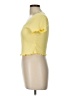 Lush Yellow Short Sleeve Top Size L - photo 5