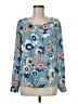 Valerie Stevens 100% Polyester Teal Long Sleeve Blouse Size M - photo 1