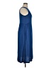 Caralase Solid Blue Casual Dress Size XL - photo 4