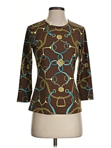 J. McLaughlin 3/4 Sleeve Top (view 1)
