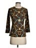 J. McLaughlin Brown 3/4 Sleeve Top Size S - photo 1