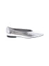 Open Edit Metallic Silver Flats Size 6 - photo 1
