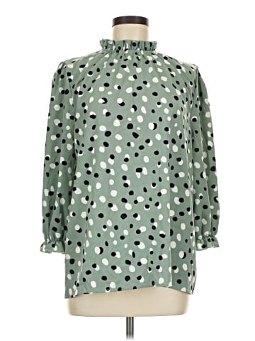 Angashion 3/4 Sleeve Blouse (view 1)