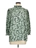 Angashion Polka Dots Green 3/4 Sleeve Blouse Size M - photo 1