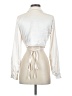 GB 100% Polyester Ivory Long Sleeve Blouse Size S - photo 2