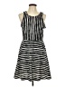 H&M Stripes Black Casual Dress Size L - photo 1