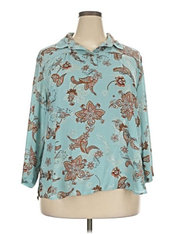 Van Heusen 3/4 Sleeve Blouse (view 1)