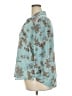 Van Heusen 100% Polyester Paisley Teal 3/4 Sleeve Blouse Size XXL - photo 5