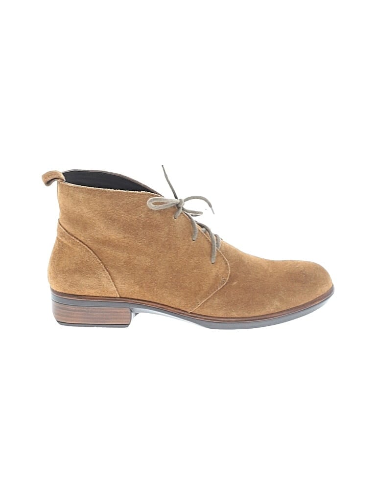 Pre-owned Naot Ankle Boots In Tan