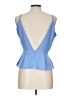 Forever 21 Blue Sleeveless Blouse Size L - photo 2