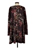 Peppermint Print Burgundy Casual Dress Size S - photo 2