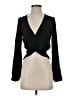 Minkpink Black Long Sleeve Blouse Size XS - photo 1