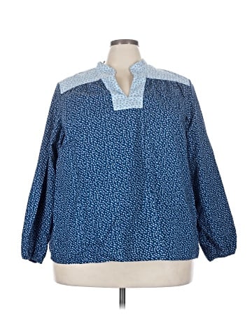 Lands' End 3/4 Sleeve Blouse (view 1)