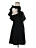 BCBGeneration 100% Polyester Solid Black Cocktail Dress Size 6 - photo 4