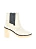 Free People 100% Leather Ivory Ankle Boots Size EU 37 - photo 1