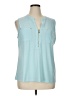Anne Klein Teal Sleeveless Blouse Size XL - photo 1