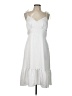 Nine West 100% Polyester White Casual Dress Size L - photo 1