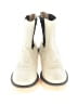 Free People 100% Leather Ivory Ankle Boots Size EU 37 - photo 2
