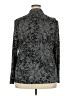 Alex Evenings Black Silver Long Sleeve Blouse Size 2X - photo 2