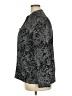 Alex Evenings Black Silver Long Sleeve Blouse Size 2X - photo 5