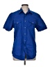Guess 100% Cotton Blue Short Sleeve Button-Down Shirt Size M - photo 1