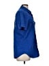 Guess 100% Cotton Blue Short Sleeve Button-Down Shirt Size M - photo 4