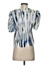 DKNY 100% Polyester Blue Short Sleeve Blouse Size S - photo 2