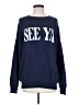 Pink Rose Blue Sweatshirt Size S - photo 1