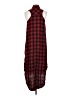 Mossimo Supply Co. 100% Rayon Plaid Red Casual Dress Size XS - photo 2