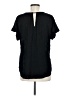 Democracy 100% Rayon Black Short Sleeve Top Size M - photo 2