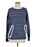 Kenzo 100% Cotton Stripes Blue Pullover Sweater Size M - photo 1