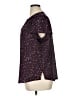 Monday Fun 100% Polyester Stars Purple Short Sleeve Blouse Size 1X - photo 5