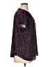 Monday Fun 100% Polyester Stars Purple Short Sleeve Blouse Size 1X - photo 4