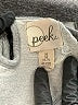 Peek... 100% Cotton Gray Dress Size 6 - 7 - photo 3