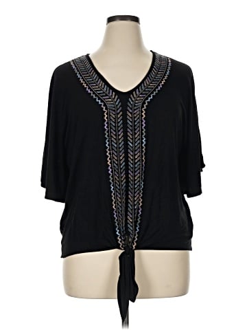 Democracy 3/4 Sleeve Blouse (view 1)