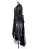 City Chic 100% Polyester Black Coat Size 24 (estimated) - photo 5