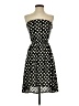 Xhilaration 100% Polyester Polka Dots Black Cocktail Dress Size XS - photo 1