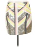 2b bebe 100% Polyester Silver Casual Skirt Size S - photo 1