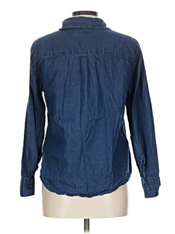 Faded Glory Long Sleeve Button-Down Shirt (view 2)