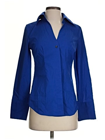 Express Design Studio Long Sleeve Blouse (view 1)